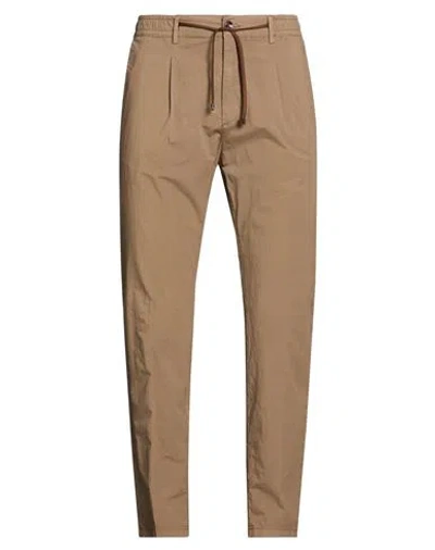 Cruna Man Pants Light Brown Size 38 Cotton, Elastane In Neutral