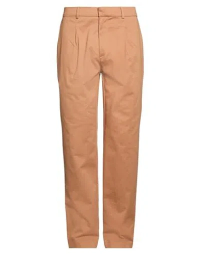 Cruna Man Pants Light Brown Size 38 Cotton, Elastane