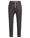 Cruna Man Pants Mauve Size 36 Super 110s Wool In Purple