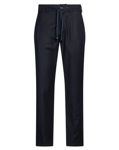 Cruna Man Pants Midnight Blue Size 28 Virgin Wool, Elastane In Multi