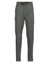 Cruna Man Pants Military Green Size 28 Viscose, Linen In Green