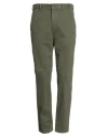 Cruna Man Pants Military Green Size 38 Cotton, Elastane In Green