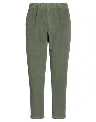 Cruna Man Pants Military Green Size 34 Cotton, Elastane