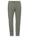 Cruna Man Pants Military Green Size 38 Cotton, Elastane