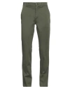 Cruna Man Pants Military Green Size 30 Cotton, Elastane