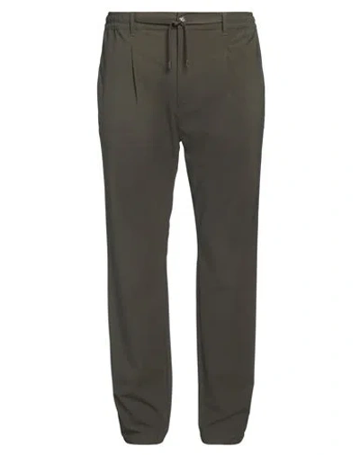 Cruna Man Pants Military Green Size 38 Polyester, Elastane In Green