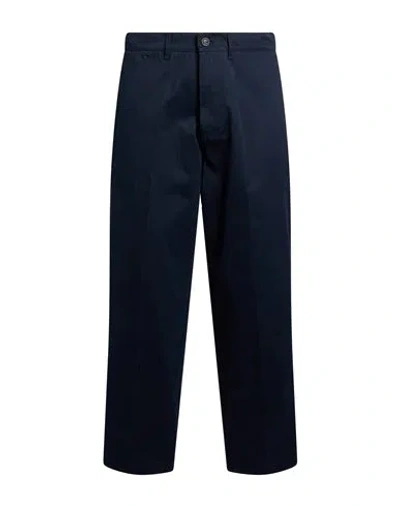Cruna Man Pants Navy Size 28 Cotton In Blue