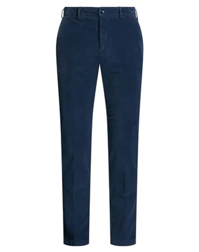 Cruna Man Pants Navy Size 28 Cotton, Elastane In Blue