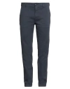 Cruna Man Pants Navy Size 40 Cotton, Elastane In Blue
