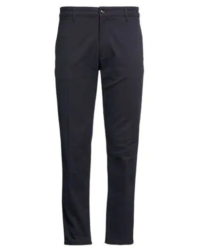 Cruna Man Pants Navy Size 40 Cotton, Elastane In Blue