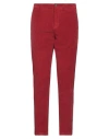 Cruna Man Pants Red Size 36 Cotton, Elastane