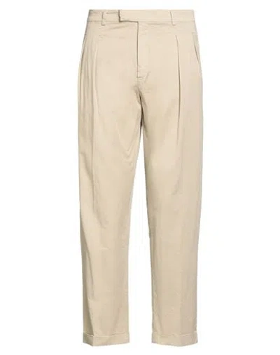 Cruna Man Pants Sand Size 36 Cotton, Elastane In Neutral