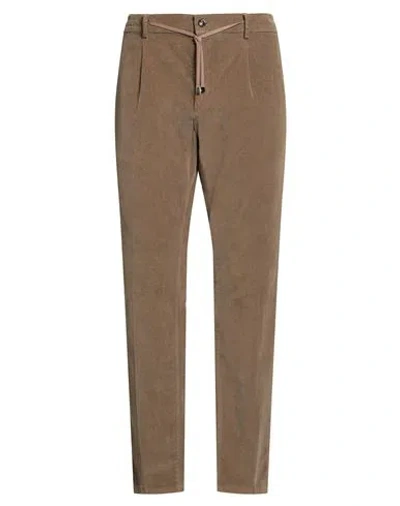 Cruna Man Pants Sand Size 36 Cotton, Elastane In Brown