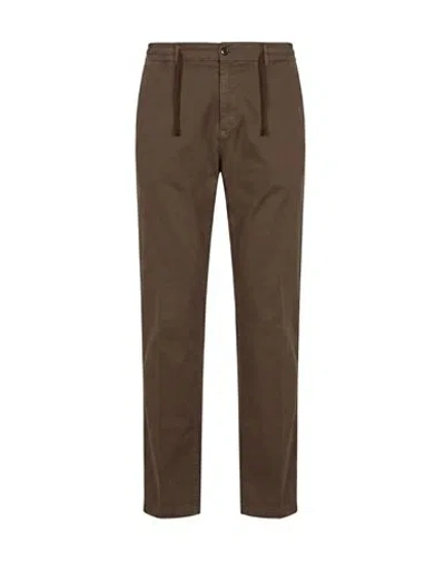 Cruna Man Pants Taupe Size 30 Cotton, Elastane In Brown