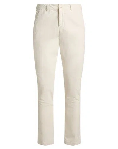 Cruna Man Pants White Size 28 Cotton, Elastane