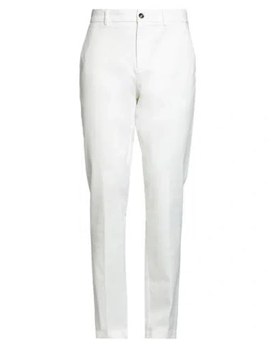Cruna Man Pants White Size 36 Cotton, Elastane