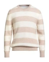 Cruna Man Sweater Beige Size 38 Alpaca Wool, Polyamide In Neutral