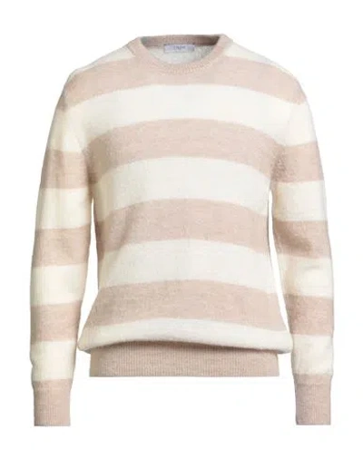 Cruna Man Sweater Beige Size 38 Alpaca Wool, Polyamide In Neutral