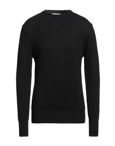 Cruna Man Sweater Black Size Xxl Wool, Acetate