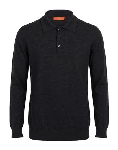 Cruna Man Sweater Charcoal Size 40 Wool