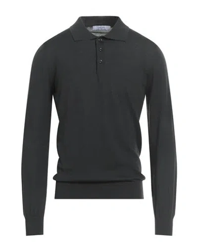 Cruna Man Sweater Charcoal Size 44 Virgin Wool