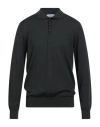 Cruna Man Sweater Charcoal Size 44 Virgin Wool In Gray
