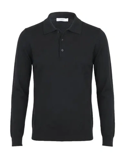 Cruna Man Sweater Charcoal Size 44 Virgin Wool In Grey