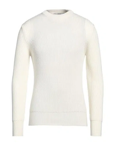 Cruna Man Sweater Ivory Size Xxl Wool, Acetate In White