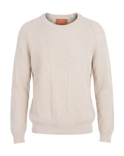 Cruna Man Sweater Light Grey Size 42 Wool