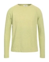Cruna Man Sweater Lime Green Size 40 Cotton, Polyamide