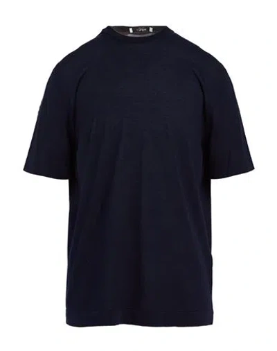 Cruna Man Sweater Midnight Blue Size 40 Cotton