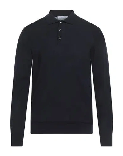 Cruna Man Sweater Midnight Blue Size 42 Virgin Wool