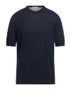 Cruna Man Sweater Midnight Blue Size 44 Cotton