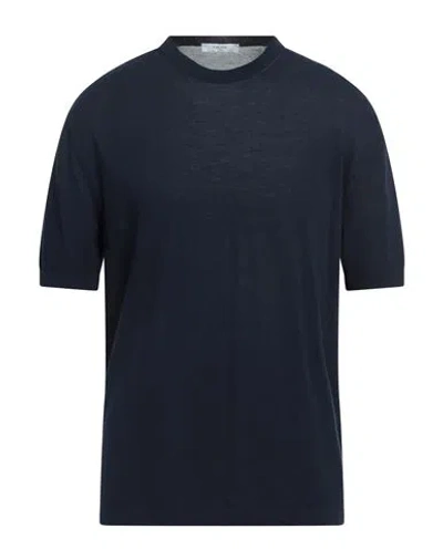 Cruna Man Sweater Midnight Blue Size 44 Cotton