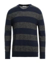 Cruna Man Sweater Navy Size 46 Alpaca Wool, Polyamide In Gray