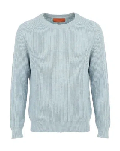 Cruna Man Sweater Sky Blue Size 44 Wool