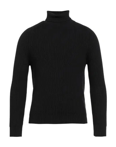 Cruna Man Turtleneck Black Size 44 Virgin Wool