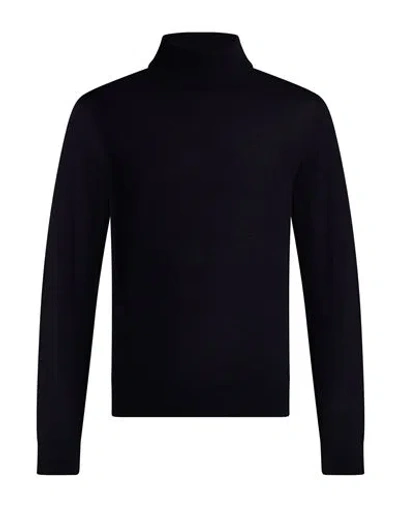 Cruna Man Turtleneck Midnight Blue Size 44 Virgin Wool