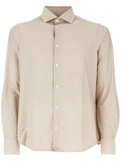 Cruna Manhattan Shirt In Sesamo