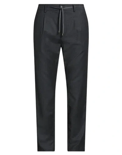 Cruna Marzotto For  Man Pants Charcoal Size 40 Virgin Wool, Elastane In Black