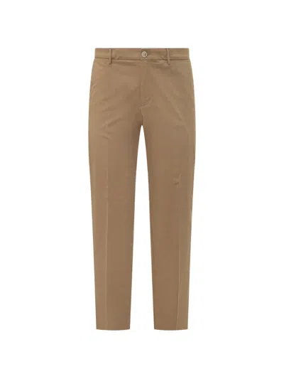 Cruna Midtown Straight-leg Trousers In Brown