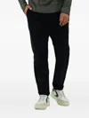 Cruna Mitte Corduroy Drawstring Trousers In Blue
