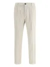 Cruna Mitte Corduroy Trousers In Metallic