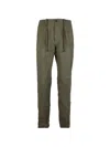 Cruna Mitte Drawstring Trousers In Green