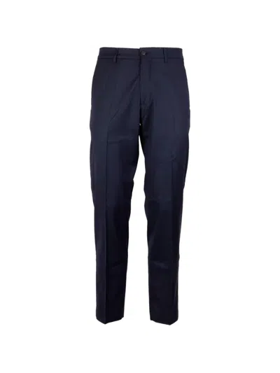 Cruna Nantes Pressed-crease Trousers In Blue