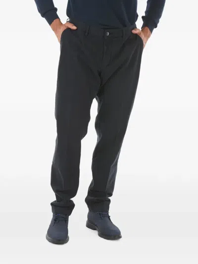 Cruna Newtown.l. Belt-loop Trousers In Black