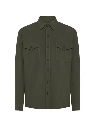 Cruna Osaka Chest-pocket Jacket In Green