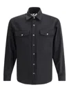 Cruna Osaka Patch-pockets Button-down Shirt In Gray