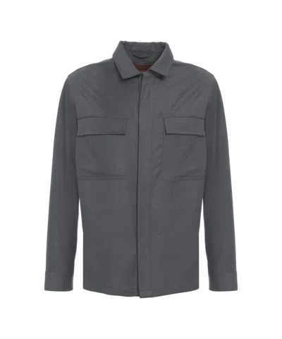 Cruna Overshirt 'bruges' In Blue