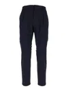 Cruna Pleated Trousers In Blue